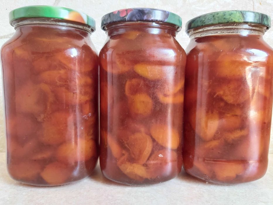 Варенье из алычи желтой (ягода 2,5-4,5см) 2025г, из вишни абрикосовое