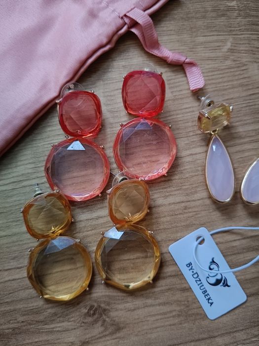 Zestaw kolczyków by dziubeka 3 pary