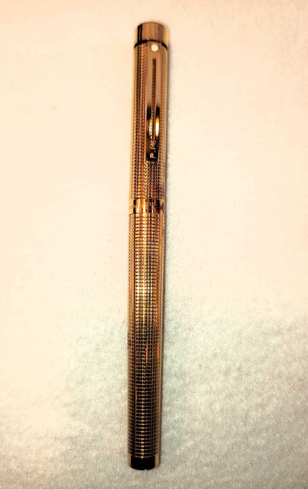 Conjunto Vintage Sheaffer Targa 1009 Ouro Caneta de Tinteiro Esferográfica