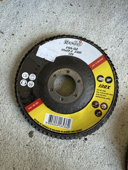 Disco rebarbadora varios 60 unidades