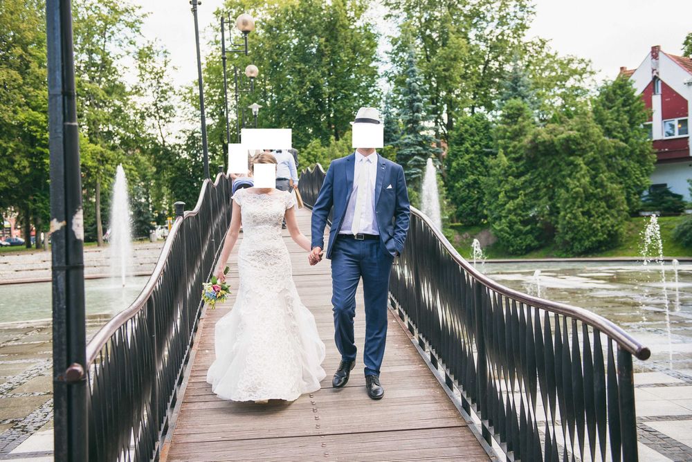 Sukienka ślubna, rozmiar M.