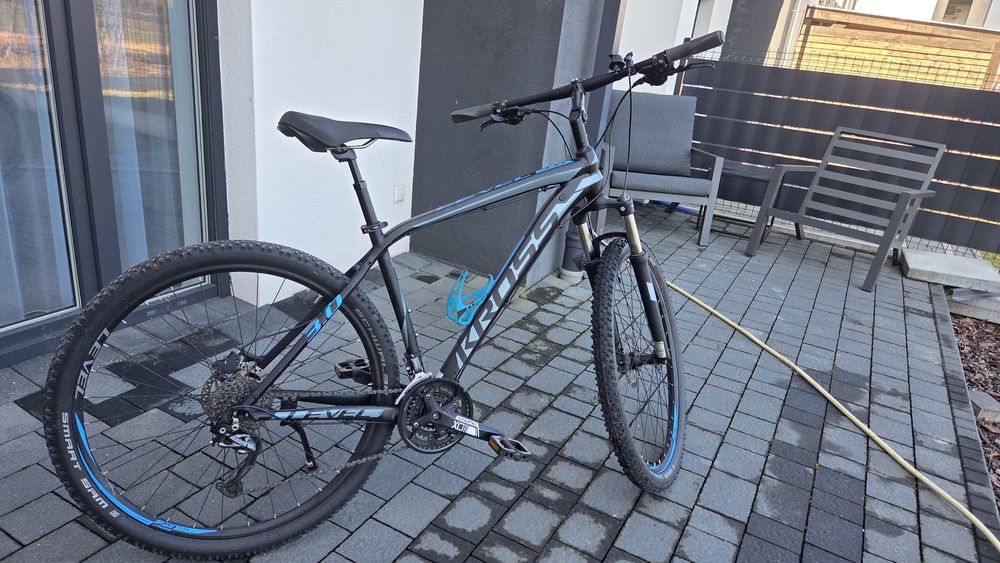 Rower kross niebieski