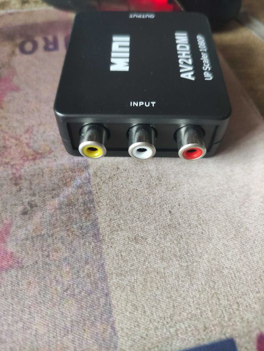 Конвертер переходник адаптер AV RCA to HDMI тюльпан 1080Р новый.