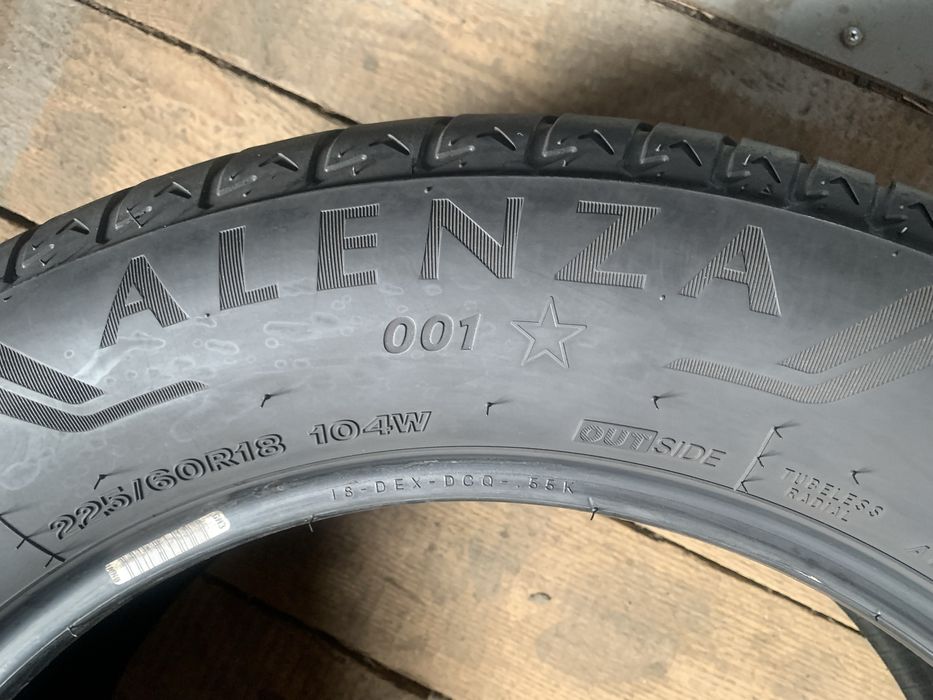2шт 7мм  225/60R18 Bridgestone Alenza 001