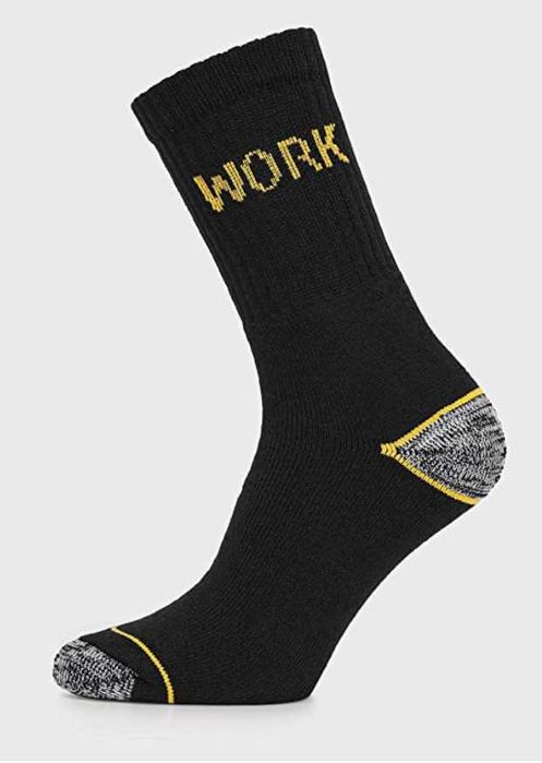 6 par Skarpety robocze WORK skarpetki do pracy MOCNE BHP POLSKIE 39-42