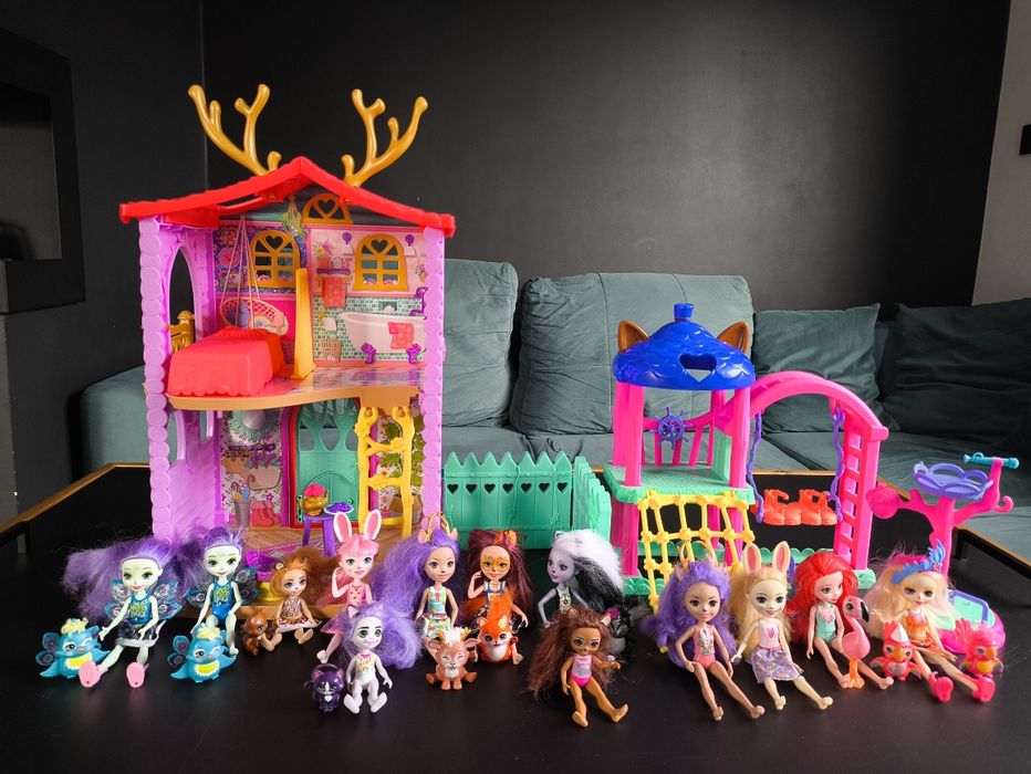 Duży zestaw Enchantimals