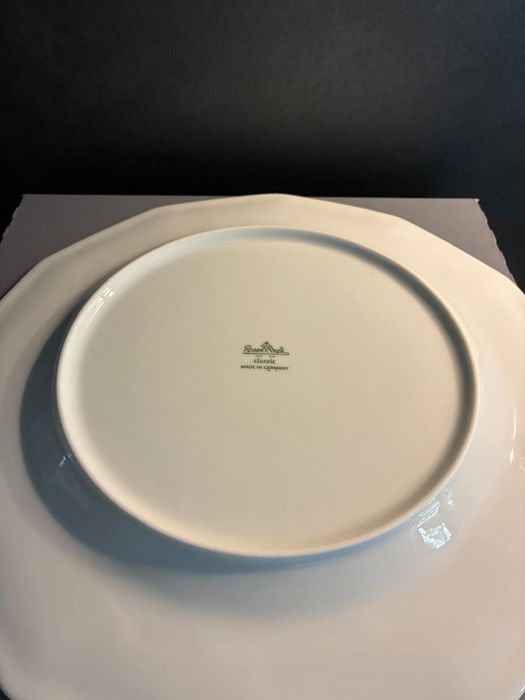 Rosenthal Biała Maria podtalerz 31 cm, 6 sztuk, Nowe.