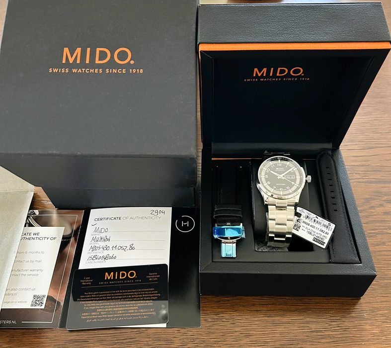 MIDO Multifort Automatic Day-Date – Fullset – stan idealny / NOS