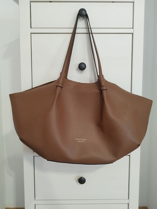 Brązowa torebka shopper H&M