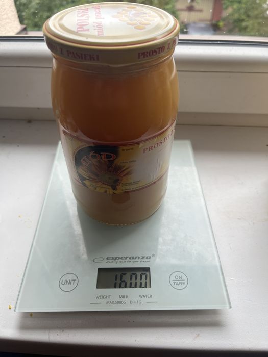 Miód pszczeli od wójka duze słoiki 1,6kg