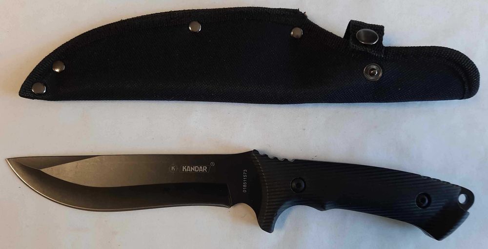 Kandar Nóż Myśliwski Survivalowy Taktyczny + Pochwa