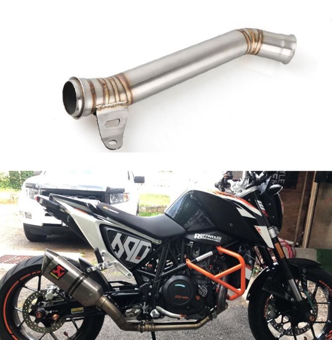 Wydech Dekat 12-19r KTM Duke 690 Akrapovic Scorpion