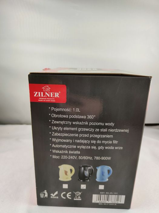 Nowy Czajnik Elektryczny Zilner