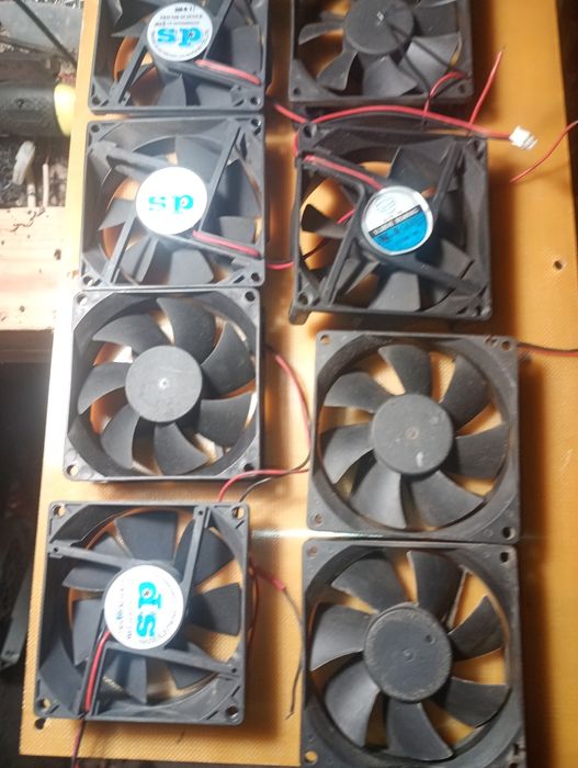 Вентилятор, кулер 80х80мм -12 в