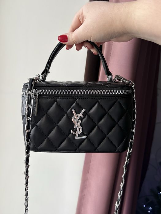 Сумка крос-боді Yves Saint Laurent та Chanel стьобані vanity кейс