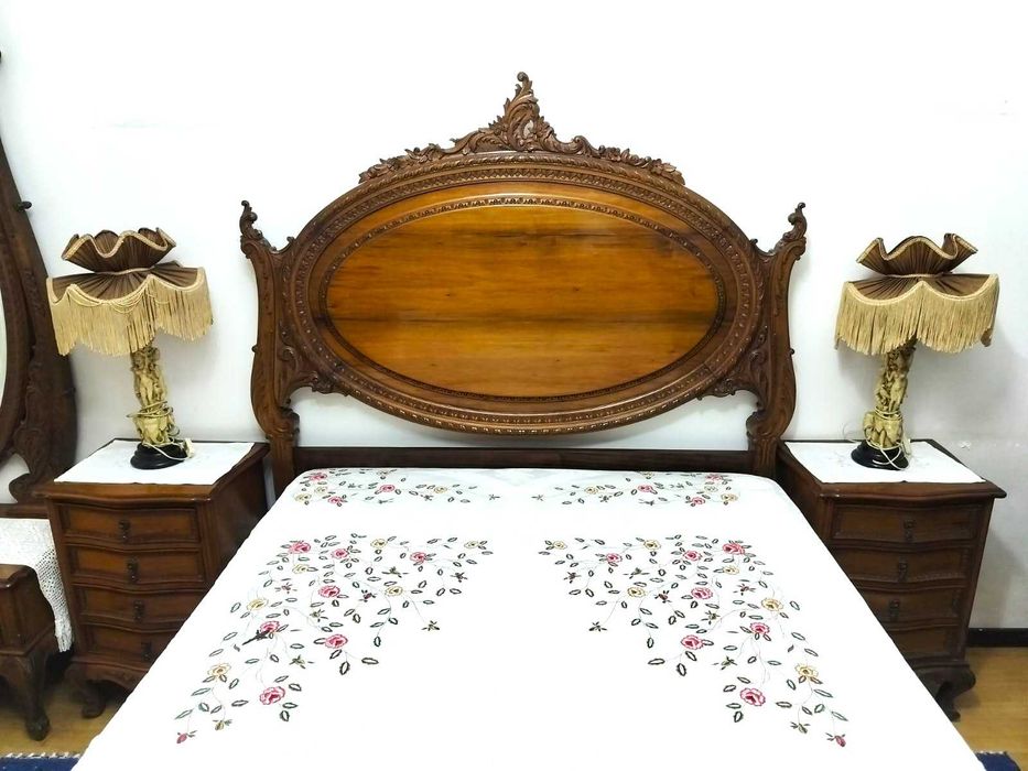 Quarto Luís XVI com Talha Completo -  Estado Excelente