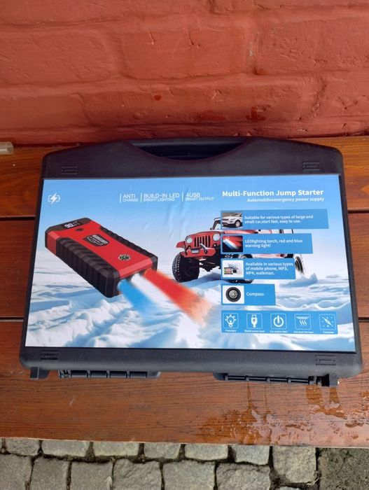 Rozruch samochodu z kompresorem 12v- Walizka