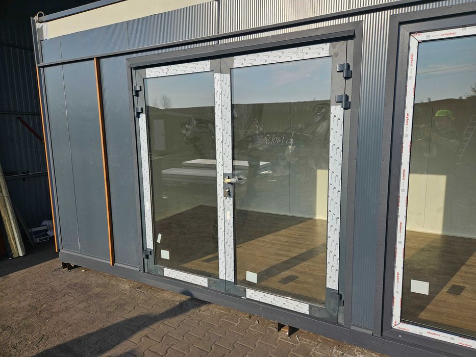 drzwi aluminiowe - witryna 2300 x 2700 Producent Stolarki Dampol