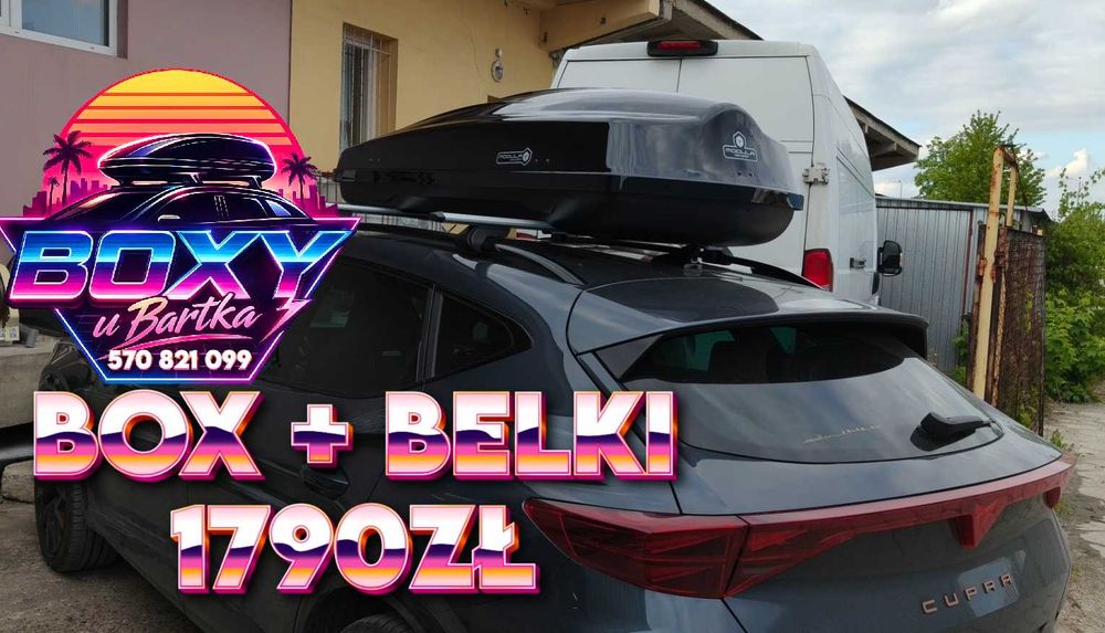 Box dachowy XXL 470L/550L - Bagażniki nowe i używane