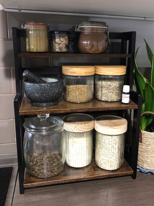 Półka Na Przyprawy Regał Kuchenny Łazienkowy Organizer Loft 3 Poziomow