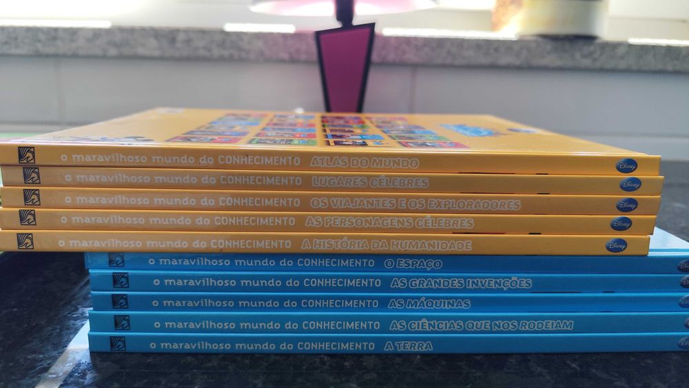 Coleção Completa 24 Livros Disney - O Maravilhoso Mundo do Conhecimento