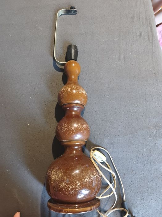 Kultowa lampa ceramiczna Kaiser Leuchten Niemcy lata 60/70 podstawa