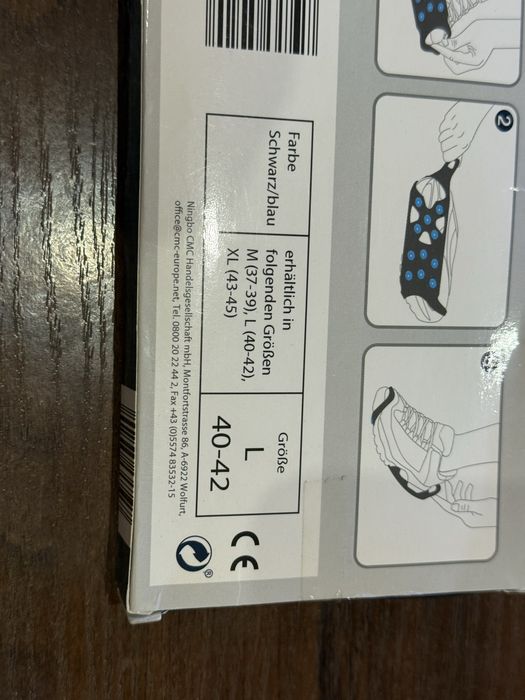 Продам ледоступы размер L 40-42. Германия