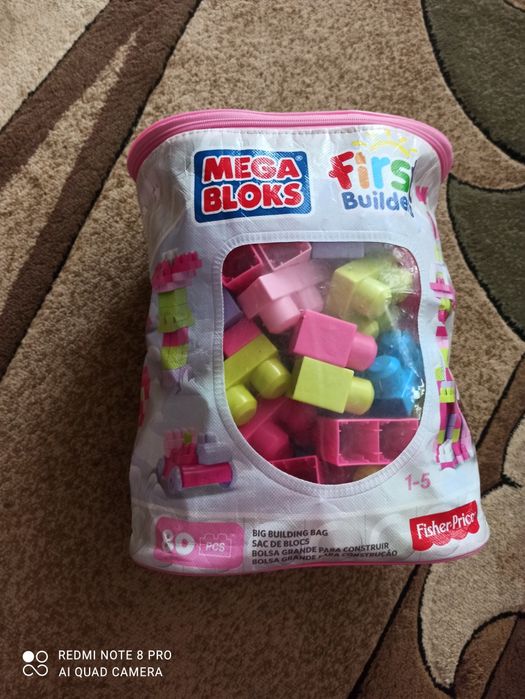 Mega Bloks Klocki 80 elementów Torba First Builders CYP72