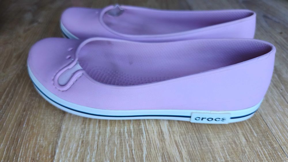 baleriny Crocs W6 lawendowe /liliowe