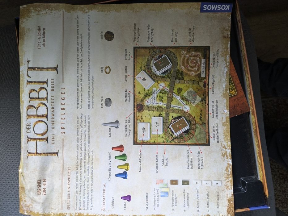 Hobbit niezwykła podróż gra planszowa
