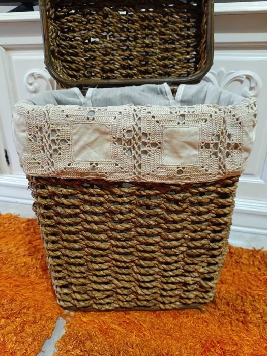 Straw Basket with Lining64585706354561121