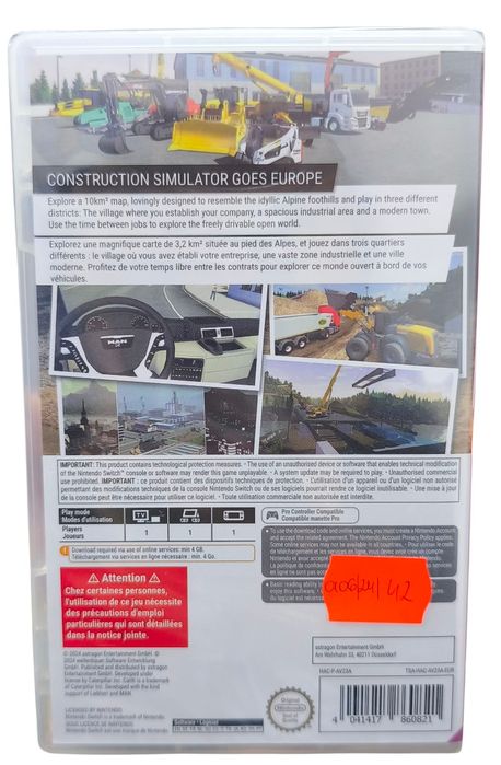 NA LEWARA gra NINTENDO SWITCH Construction Simulator 3 console edition