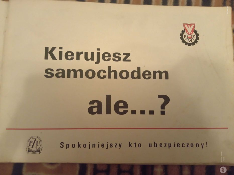 Sprzedam kierujesz samochodem ale ? PRL