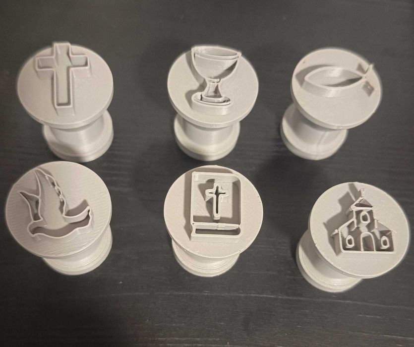 Carimbos para Brigadeiro / Doces Tema Religioso – Impressão 3D