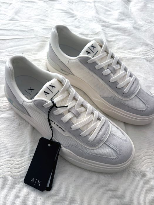 Sapatilhas - Armani Exchange - Sneakers with Suede Inserts