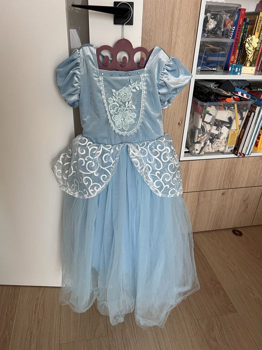 Suknia balowa Kopciuszka rozm. 122 przebranie kostium