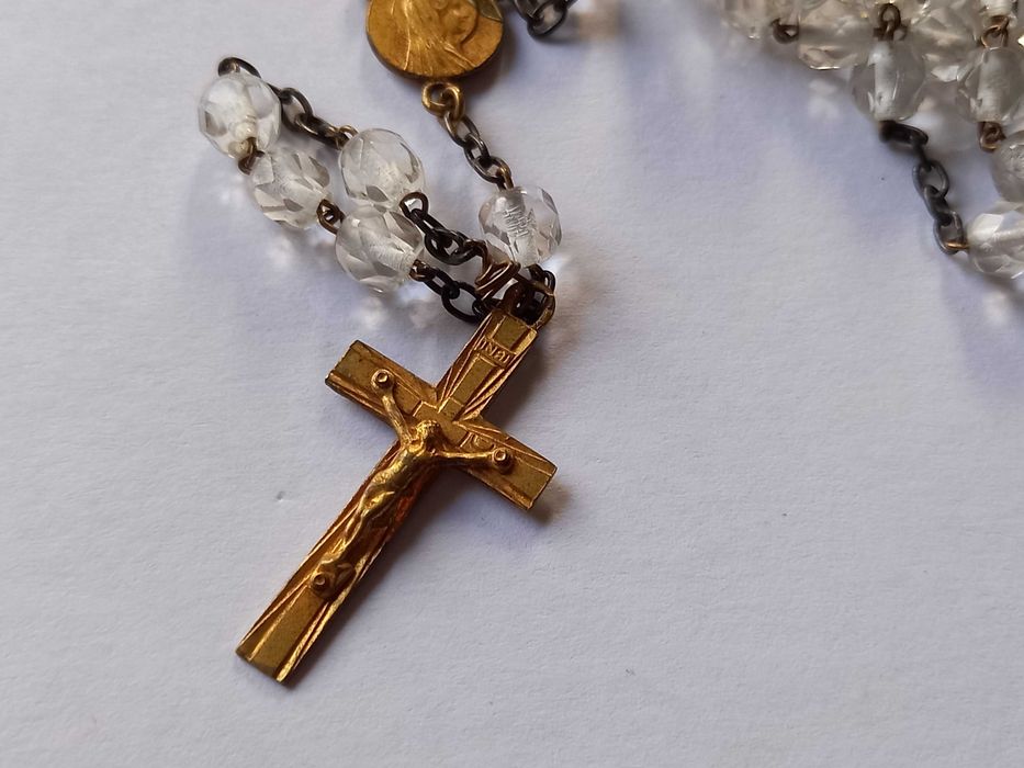 Stary różaniec .vintage