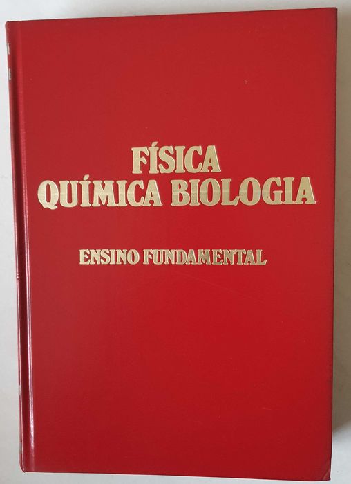 5 livros de Física, Química, Biologia - Ensino Fundamental 1968/1972