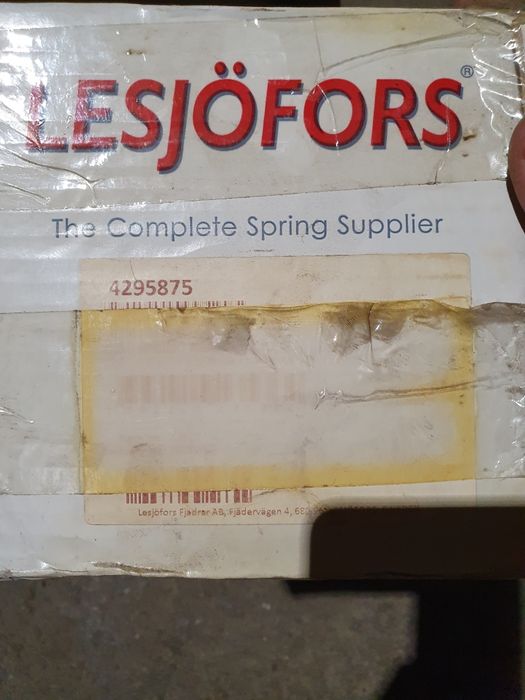 Витая пружина задн. Лев/Прав VOLVO C30, V50