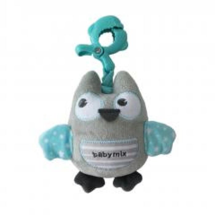 Zawieszka pluszowa Sowa miętowa ,197x196 mm