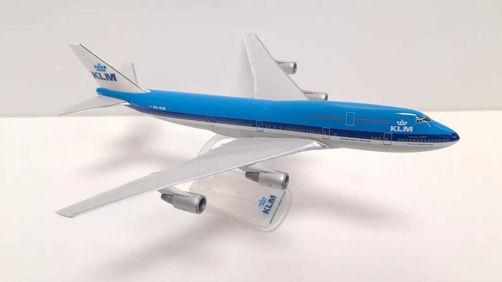 Avião de coleção KLM Royal Dutch Airlines Boeing 747-200