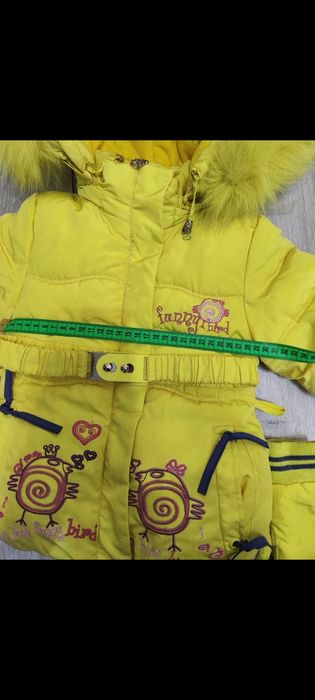 Дуже тепла дитяча куртка 1-2 роки для дівчинки