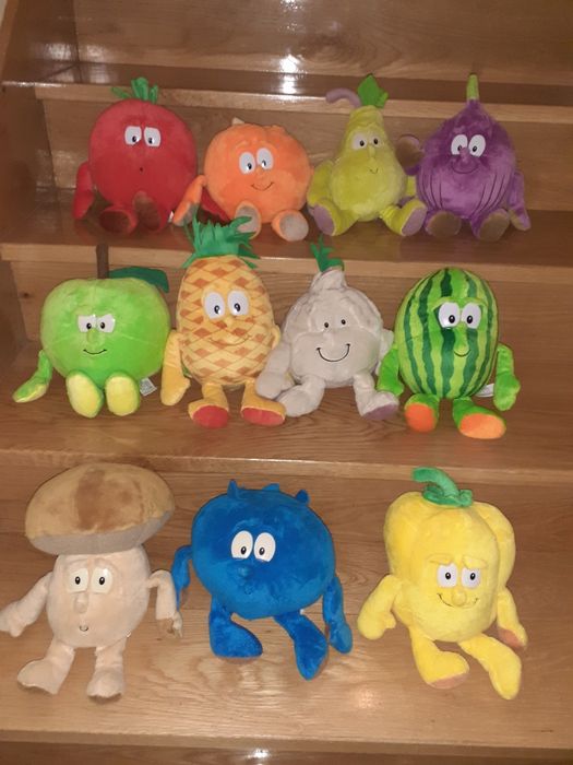 Stuffed Toy Collection: Fruits and Vegetables