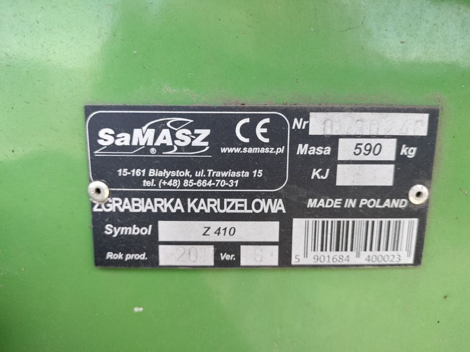 Zgrabiarka karuzelowa SaMasz Z-410, zgrabiarka  gwiazdowa 7
