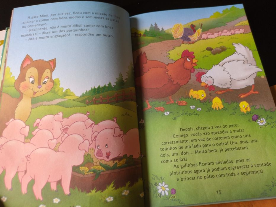 Contos dos Animais da Quinta de Isabella Camino e Delphine Lacharron
d