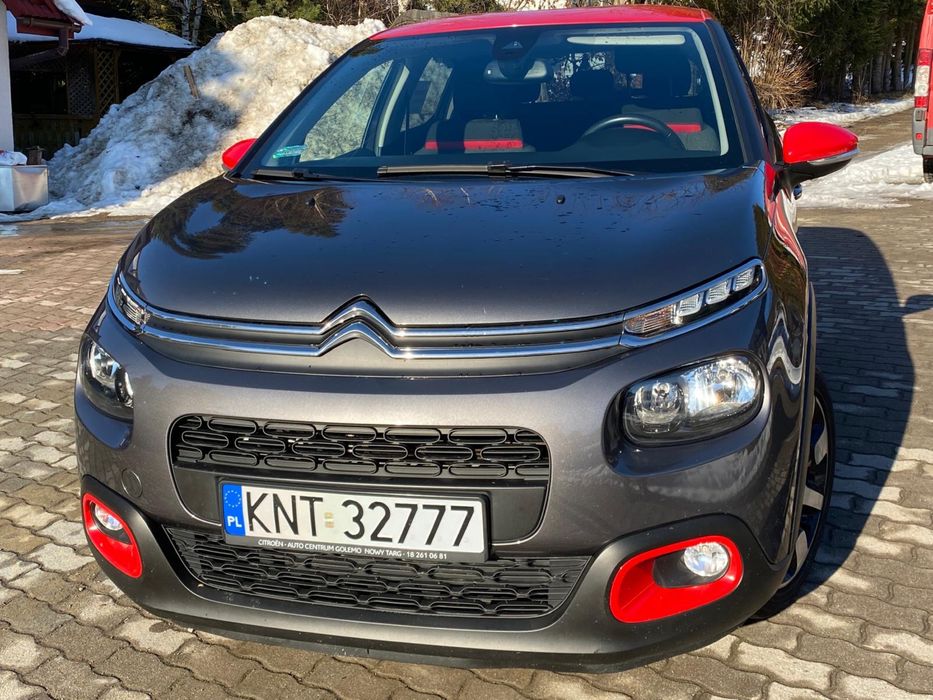 Citroen C3 1.2 benzyna | 2017 | c3 Bezwypadkowy | Salon Polska