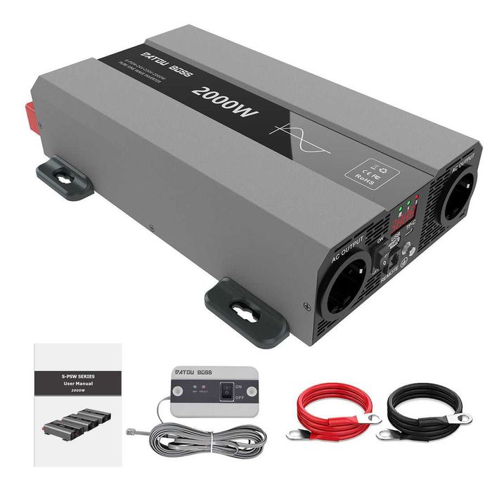 Інвертор 24v 2000w datouboss