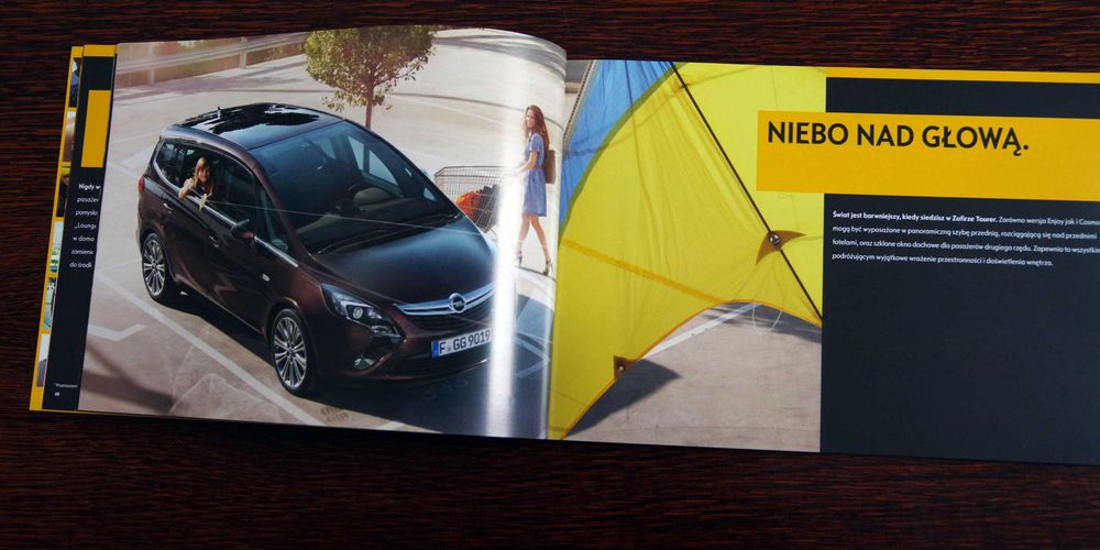 OPEL ZAFITA C - katalog prospekt