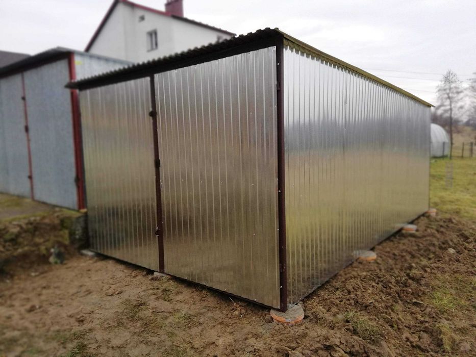 Garaż blaszak 3x5!Garaż blaszany Producent 4x5 6x6 9x6 6x8 Garaże Raty