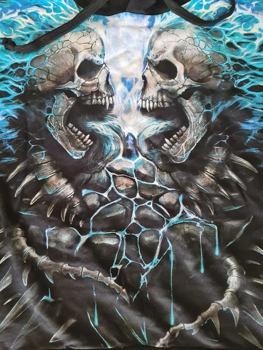 Bluza z kapturem Spiral flaming spine XL